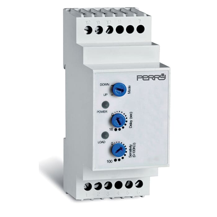 PERRY ELECTRIC - Regolatore di livello elettronico 230V Serie E evoluto 2 DIN 1CLRLE230E/2