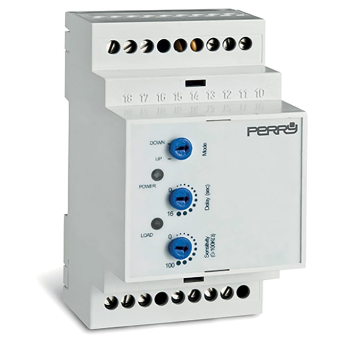 PERRY ELECTRIC - Regolatore di livello elettronico multitensione serie E evoluto 3 DIN 1CLRLEME/3