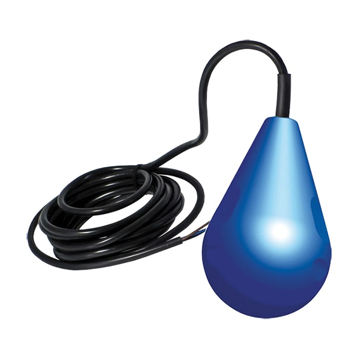 PERRY ELECTRIC - Regolatore di livello a galleggiante per acque scure cavo in PVC 3x1 da 10 m