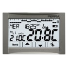 PERRY ELECTRIC - Cronotermostato digitale settimanale da incasso a menù 3V serie MOON TOUCH SCREEN 1CRCDS26