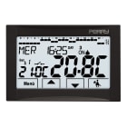 PERRY ELECTRIC - Cronotermostato digitale settimanale da incasso a menù 230V serie MOON TOUCH SCREEN