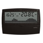 PERRY ELECTRIC - Cronotermostato digitale settimanale 3V serie UP&DOWN Compact colore antracite