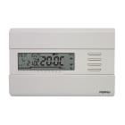 PERRY ELECTRIC - Cronotermostato digitale a menù 3V serie SLIM colore bianco