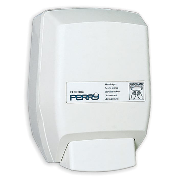 PERRY ELECTRIC - Asciugamani con comando a pulsante serie EOLO 1DCAMP03