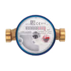 PERRY ELECTRIC - CONTATORE ACQUA FREDDA SANITARIA DN20 RACCORDI 130 mm PREDISPOSTO M-BUS