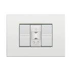 PERRY ELECTRIC - SONDA DI TEMPERATURA DA INCASSO1 MODULO CIVILE COLORE BIANCO