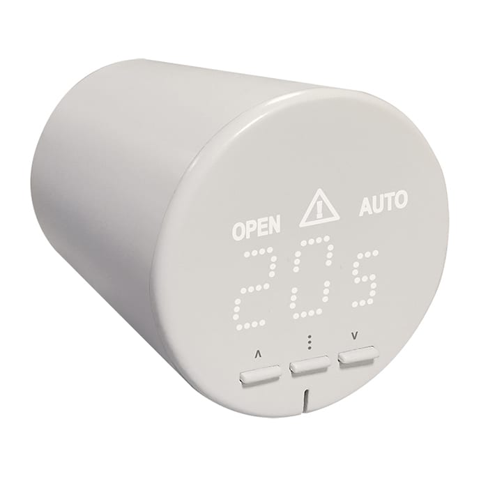 PERRY ELECTRIC - VALVOLA ELETTRONICA RADIO CON SONDA DI TEMPERATURA E DISPLAY PER TERMOSIFONI