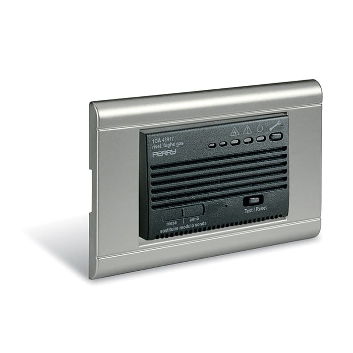 PERRY ELECTRIC - Rilevatore di gas GPL ad incasso con modulo sensore sostituibile 1GA43917GPL