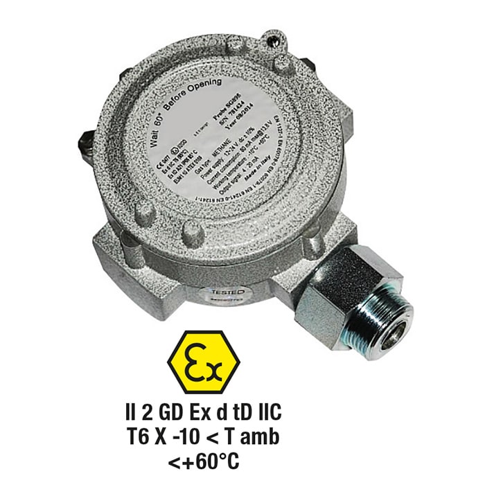 PERRY ELECTRIC - Sonda antideflagrante ATEX gas metano