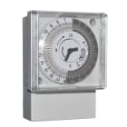 PERRY ELECTRIC - Interruttore orario giornaliero a cavalieri senza riserva di carica 72x72