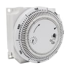 PERRY ELECTRIC - Interruttore orario settimanale a cavalieri con riserva di carica 60x60