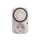 PERRY ELECTRIC - Interruttore orario giornaliero presa/spina Schuko 16 A