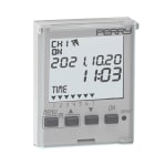 PERRY ELECTRIC - Modulo interruttore orario giornaliero digitale con cambio ora legale automatico 2 canali