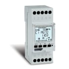 PERRY ELECTRIC - Interruttore orario settimanale annuale a menù 2 canali - 2 DIN con chiave di programmazione, sincronizzabile con segnale orario DCF e/o GPS, 64 programmi ON-OFF, Zero Crossing, display retroilluminato