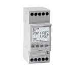 PERRY ELECTRIC - Interruttore orario giornaliero digitale senza cambio ora legale 1 canale – 2 DIN 1IO6080
