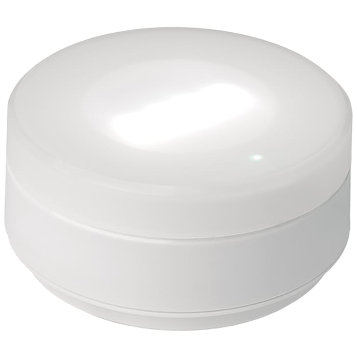 PERRY ELECTRIC - LAMPADA EMERGENZA SERIE TONDA DIFFUSORE OPALINO 90 LUMEN 1 ORA Sempre Accesa 1LEQL200
