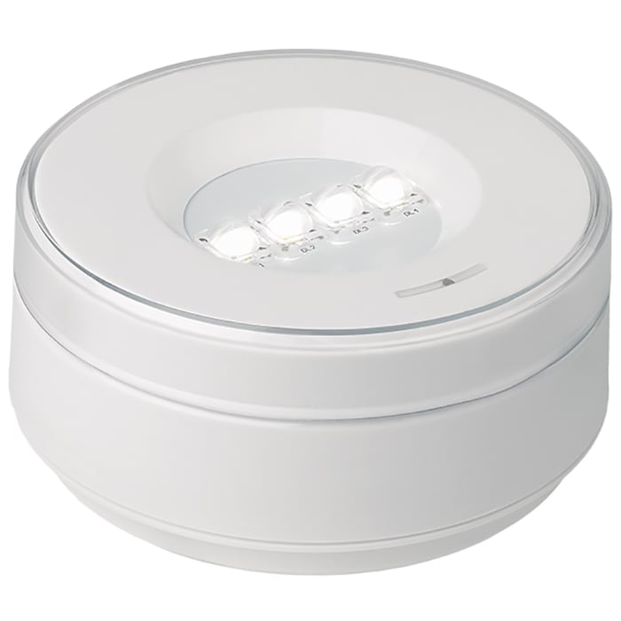 PERRY ELECTRIC - LAMPADA EMERGENZA SERIE TONDA DIFFUSORE TRASPARENTE OTTICA SIMMETRICA 200 LUMEN 1 ORA Solo Emergenza
