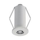 PERRY ELECTRIC - LAMPADA EMERGENZA SERIE ZIP DA INCASSO IN CONTROSOFFITTO, 95 LM, SE+SA, 1 ORA 