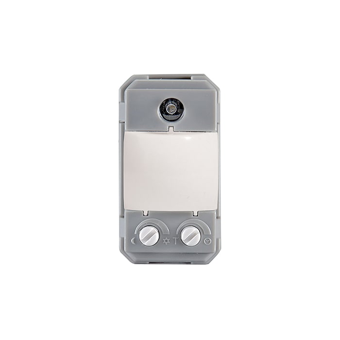 PERRY ELECTRIC - Dimmer 1 modulo per serie civili da incasso, tasto bianco, IP40