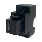 PERRY ELECTRIC - Alimentatore USB standard Keystone 3A con porta C colore nero