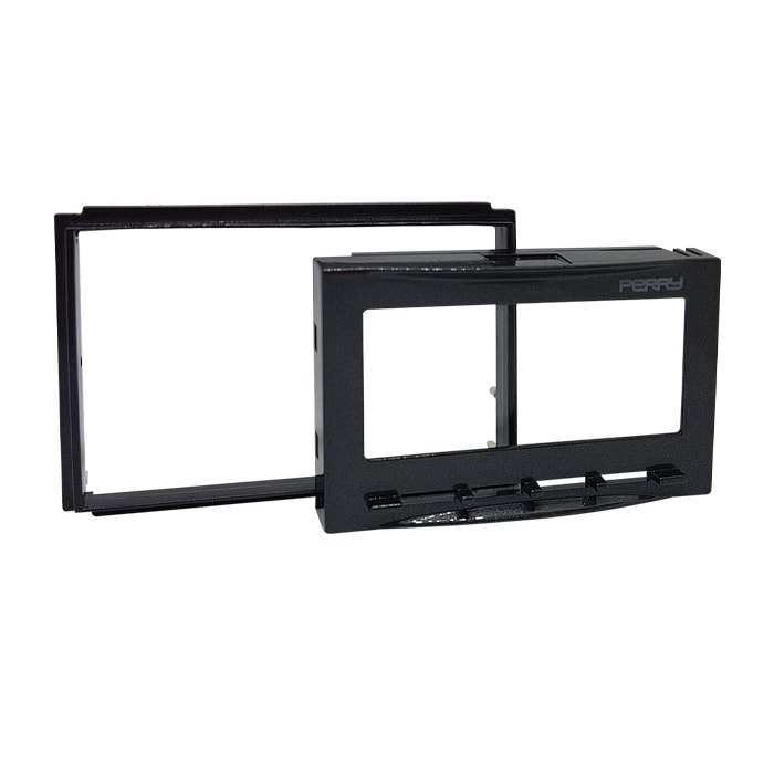 PERRY ELECTRIC - Frontalino di finitura Antracite metallizzato lucido per cronotermostati serie NEXT
