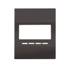 PERRY ELECTRIC - Frontalino per BITICINO NOW per termostati e cronotermostati con alimentazione 3V, colore antracite