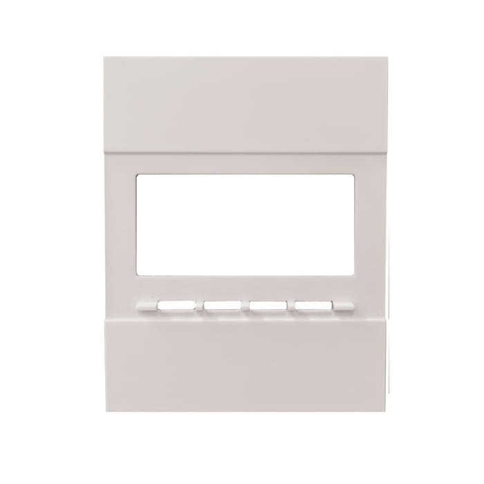 PERRY ELECTRIC - Frontalino per BTICINO NOW per termostati e cronotermostati con alimentazione 3V, colore bianco