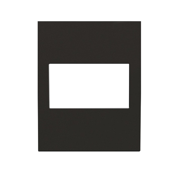 PERRY ELECTRIC - Frontalino per BTICINO NOW per prodotti senza pulsanti con alimentazione 3V, colore antracite 1PAF004NA