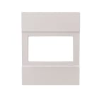 PERRY ELECTRIC - Frontalino per BTICINO NOW per prodotti senza pulsanti con alimentazione 230V, colore bianco 1PAF005NB