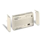 PERRY ELECTRIC - Kit composto da telaio, spallette, frontalino rilevatori di gas 43917MET con le serie civili