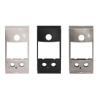 PERRY ELECTRIC - Kit di 3 frontalini di finitura: Bianco lucido per GEWISS CHORUS BIANCA Antracite per GEWISS CHORUS NERO Silver lucido per GEWISS CHORUS TITANIO