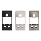 PERRY ELECTRIC - Kit di 3 frontalini di finitura: Antracite per BTICINO LIVING, LIVINGLIGHT ANTRACITE, LIVINGLIGHT AIR ANTRACITE Bianco per BTICINO LIVINGLIGHT BIANCO, LIVINGLIGHT AIR BIANCO Silver opaco per BTICINO LIVINGLIGHT TECH, L 1PAFRM030LL