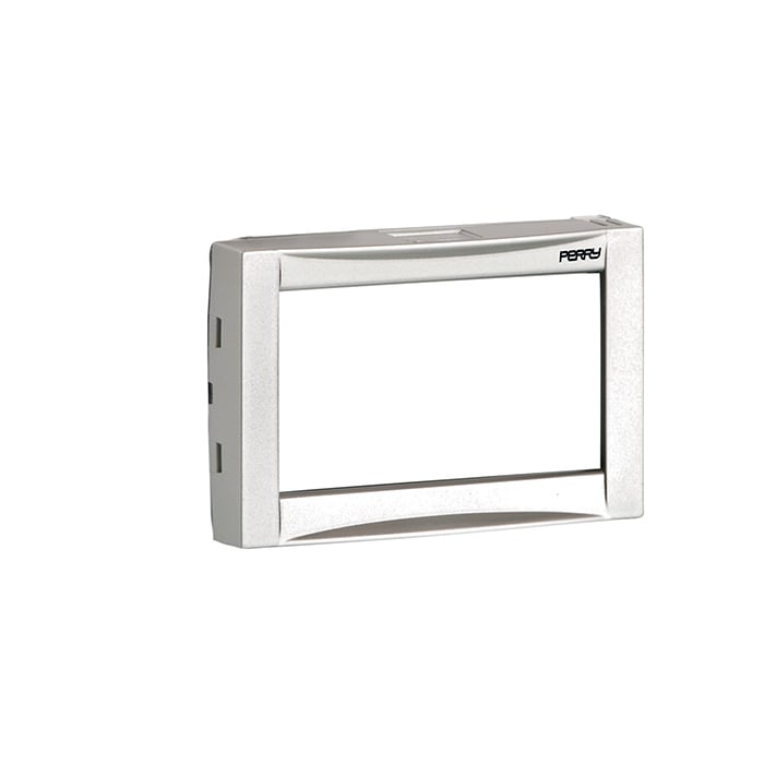 PERRY ELECTRIC - Frontalino di finitura Silver Lucido