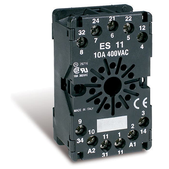 PERRY ELECTRIC - Zoccolo Undecal morsetti a bussola