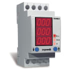 PERRY ELECTRIC - Multimetro trifase digitale con visualizzazione a LED 3 digit su 2 linee 2 DIN 1SDSD10MT/2