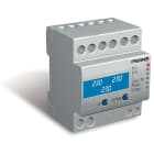 PERRY ELECTRIC - Analizzatore di rete 4 DIN Visualizza misure elettriche trifasi di tensione, corrente, potenza, energia, frequenza, contaore. Dotato di retroilluminazione, relè di allarme, memoria set-point ed energia.