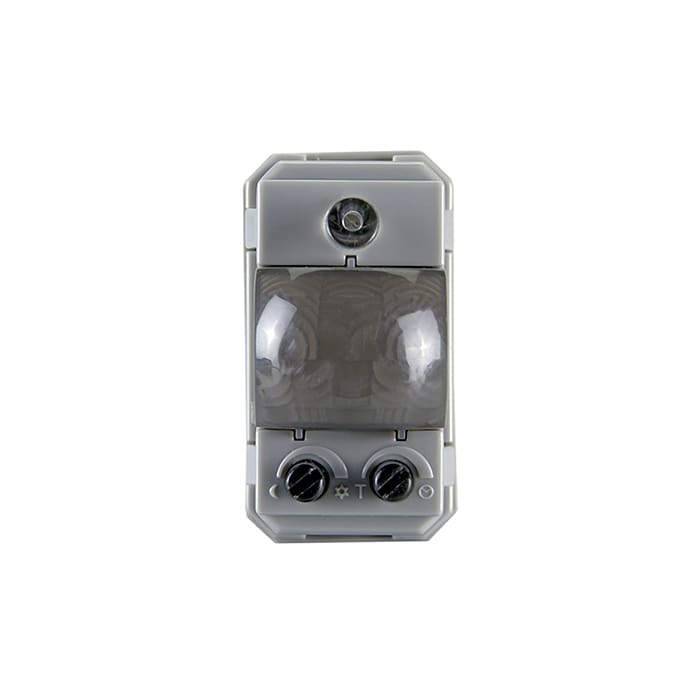 PERRY ELECTRIC - Rilevatore di movimento 1 modulo per serie civili ad incasso lente antracite - IP40 1SPRM030A