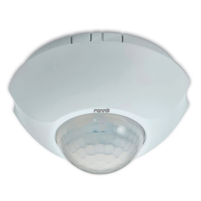 PERRY ELECTRIC - Sensore di presenza a raggi infrarossi da soffitto con contatto libero da potenziale – IP20