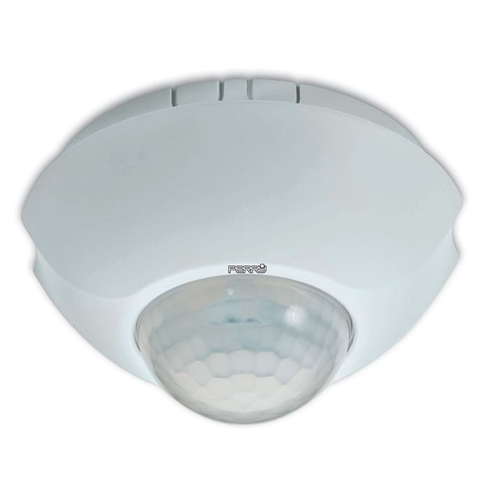 PERRY ELECTRIC - Sensore di presenza a raggi infrarossi da soffitto con contatto libero da potenziale – IP20