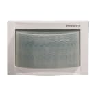 PERRY ELECTRIC - Rilevatore di movimento e sensore presenza 3 moduli con contatto libero da potenziale, per serie civili ad incasso - lente bianca - IP40