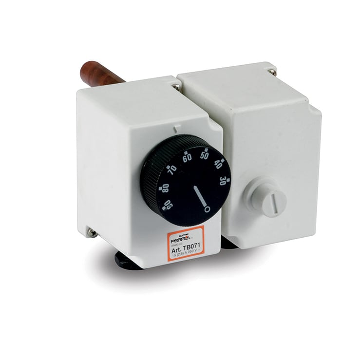 PERRY ELECTRIC - Termostato con limitatore di sicurezza