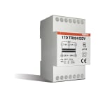 PERRY ELECTRIC - Trasformatore 24VA per servizio continuo uscite 12-12-24V 3 DIN, montaggio a retroquadro IP40