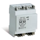 PERRY ELECTRIC - Trasformatore 63VA per servizio continuo uscite 12-12-24V 3 DIN, montaggio a retroquadro IP40 1TDTR063/DDV