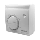 PERRY ELECTRIC - Termostato ad espansione di gas serie TEG con spia e con comando ON/OFF, colore bianco