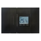 PERRY ELECTRIC - Termostato digitale da incasso 2 moduli civili serie DADO