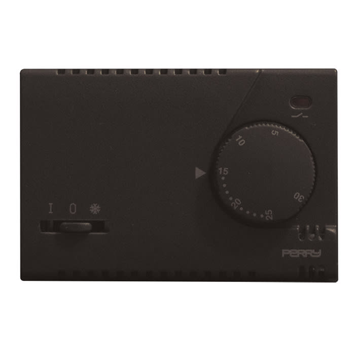 PERRY ELECTRIC - Termostato elettronico 230V serie MODULO comando ON/OFF/ANTIGELO 1TITE302/MC
