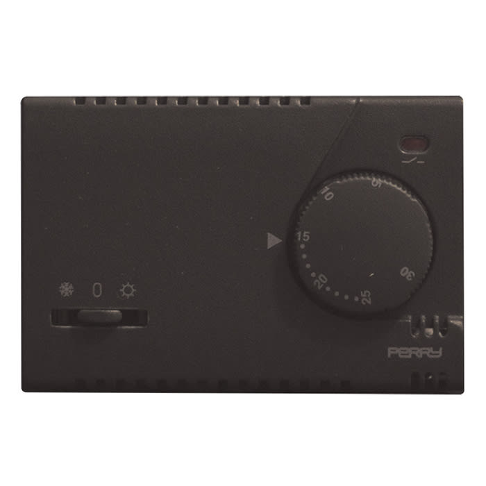 PERRY ELECTRIC - Termostato elettronico 230V serie MODULO con comando EST/OFF/INV 1TITE303/MC