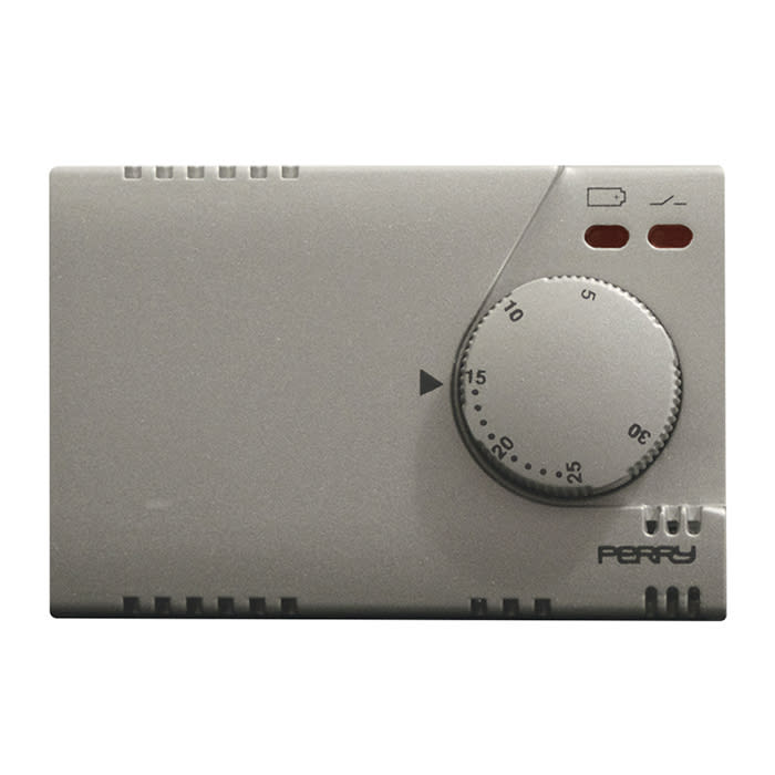 PERRY ELECTRIC - Termostato elettronico 3V serie MODULO con spia 1TITE331/MC
