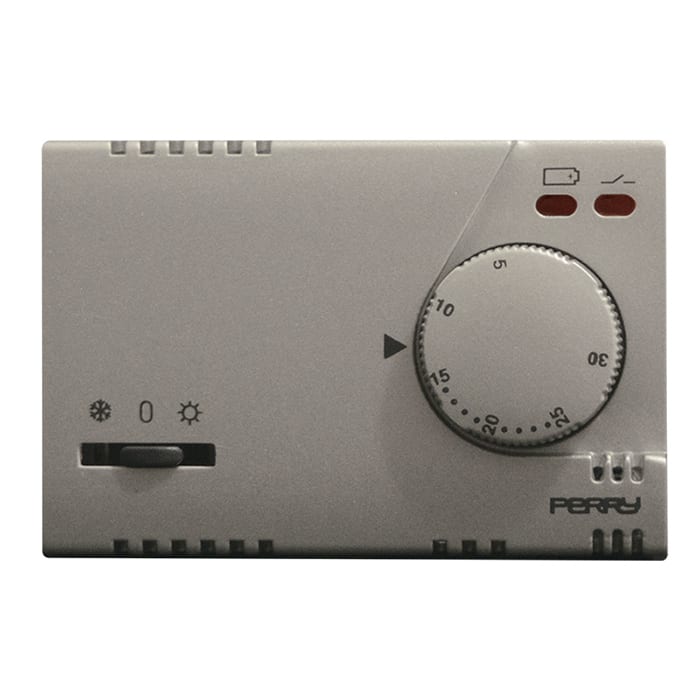 PERRY ELECTRIC - Termostato elettronico 3V serie MODULO con comando EST/OFF/INV