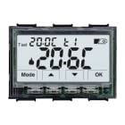 PERRY ELECTRIC - Modulo neutro termostato digitale da incasso 3V serie NEXT Soft Touch 1TITE540N